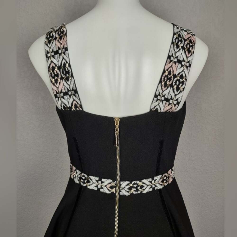 Bronx and Banco Ethnos Ruffle Black Sleeveless Dress Size 6 / Medium - Picture 10 of 16